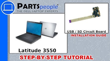 Dell Latitude 3550 (P38F001) USB/SD Circuit Board How-To Video Tutorial