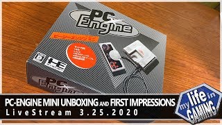 PC-Engine Mini Unboxing & First Impressions w/ @CGQuarterly :: LIVESTREAM