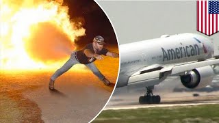 Passenger’s fart forces American Airlines flight to land, aircraft evacuated - TomoNews