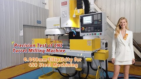 CNC Milling Machine Test!0.009mm Ellipticity for 45# Steel Machining#cncmachinetool#millingmachines