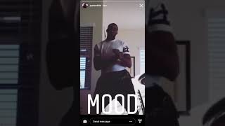 Joel Embiid continues to taunt Andre Drummond after posting an video of Andre dancing on Instagram
