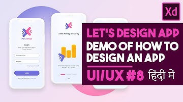 how to design an app in adobe xd, adobe xd tutorial in hindi graphics guruji PART 8