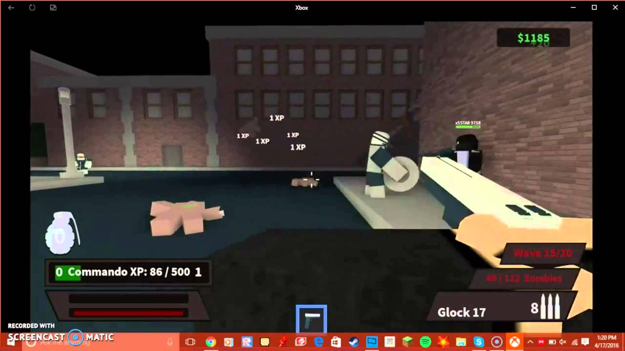 Xbox One Soy234 Roblox Onslaught Zombie Attacks W - roblox zombie onslaught