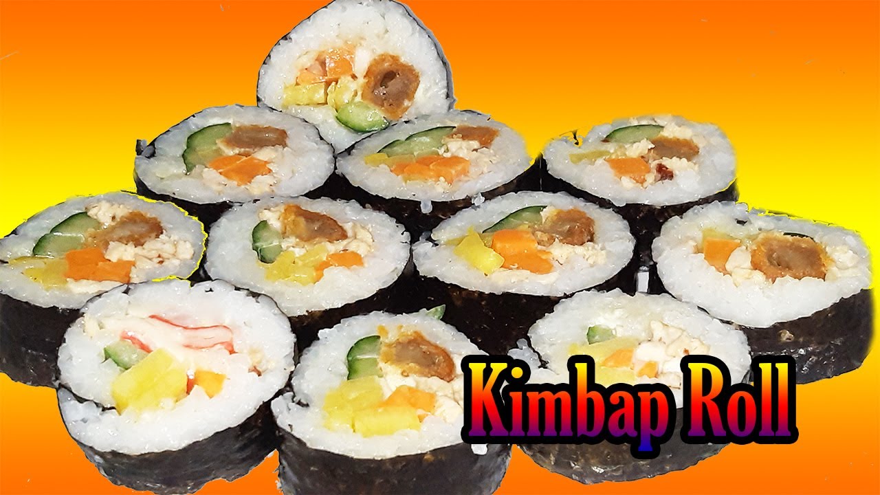 kimbap roll - YouTube
