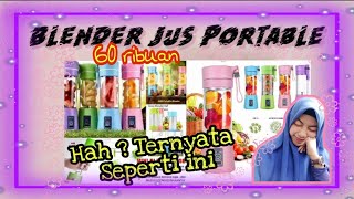 Unboxing U0026 Review Blender Portabel Murah 60 Ribuan Di Shopee  Mini Blender Usb