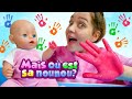 Peintures spciales pour baby born emily vido en franais avec poupes pour fille