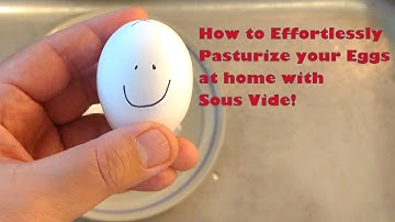 Effortlessly Pasteurize Eggs at Home with Sous Vide