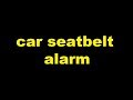 car seatbelt alarm Sound Effect