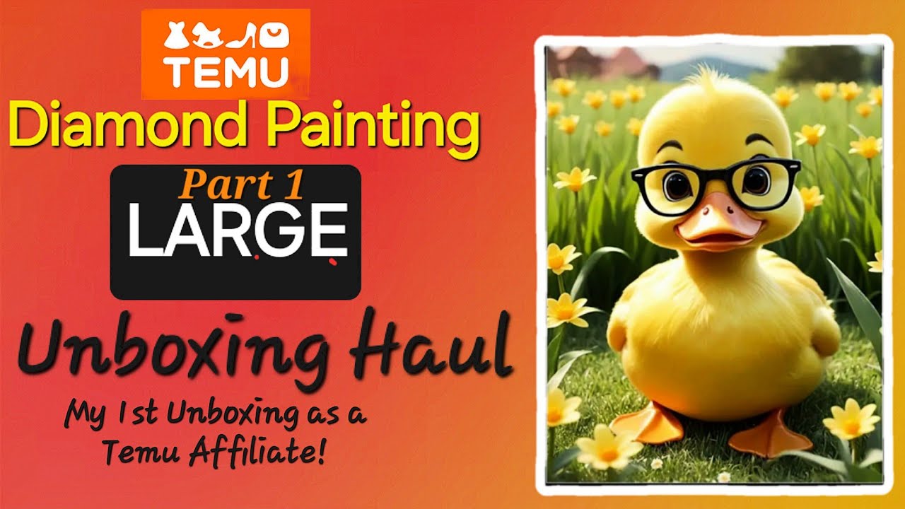 😍Diamond Painting/Unboxing/TEMU/Part 1😍#diamondpainting #unboxing #temu