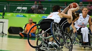 車いすバスケットボール | オランダ 対 アメリカ | 女子予選 | リオ2016パラリンピック競技大会 screenshot 4