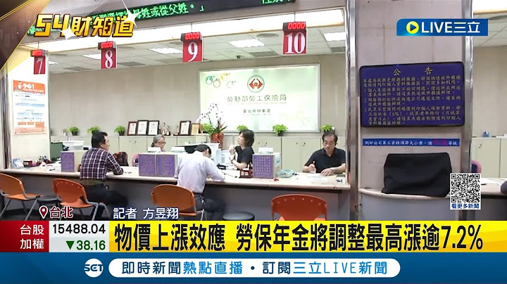 物價上漲效應！勞保年金5月有望調整 最高漲"逾7.2%"創歷史新高 估66萬名退休勞工受惠｜記者 方昱翔｜【LIVE大現場】20230313｜三立新聞台 - 天天要聞