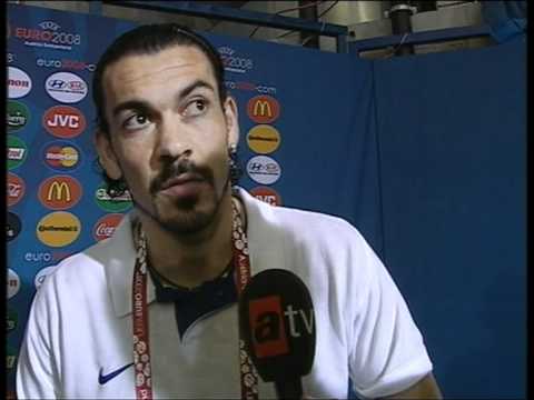 Euro 2008 Türkiye - Almanya maçı sonu Servet Çetin röportajı