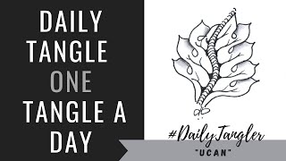 Daily Tangle - Pattern -  Ucan  |How to draw...| #DailyTangler