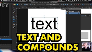 Affinity Designer : Text and compounds in Affinity Designer Tutorial