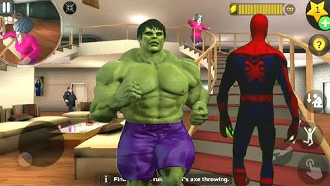 Scary Teacher 3D - New Levels Update New Chapter Spider-Man and Hulk (Android,iOS)