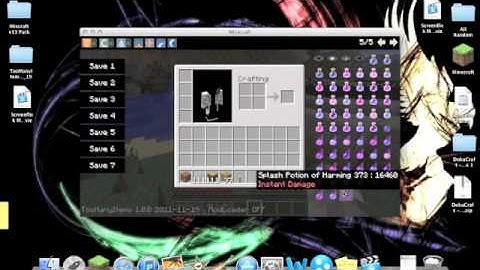 Minecraft 1.0.0 TMI installion for Mac OSX Lion