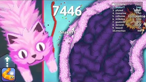 SNAKE. IO 🐍 CIRCLED TOP 01 SNAKE OF THE MAP WITH 17,000 SCORE 🐍 EPIC SNAKEIO GAMEPLAY