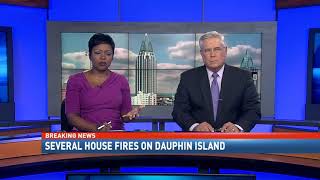 UPDATE: Three homes engulfed in fire on Dauphin Island; stretches to wooded areas. NBC 15 News, WPMI