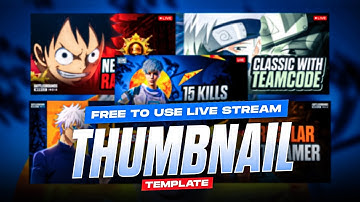 Free Gaming Thumbnail Pack for BGMI/PUBG🔥| Live Stream Thumbnail Templates #bgmi #pubg