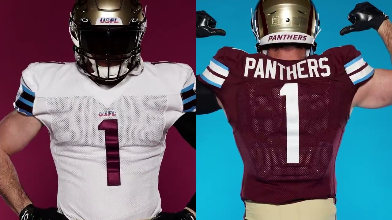 USFL Uniform Reveal Michigan Panthers YouTube