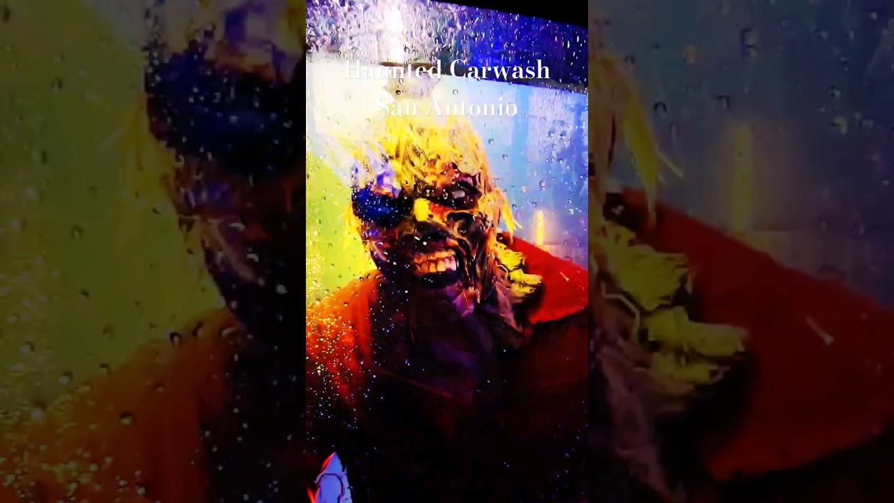 Haunted Car Wash | Super Sudz San Antonio | #carwash #shorts