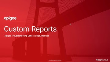 Edge Analytics Module - Overview of Custom reports