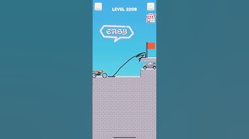 Draw bridge puzzle game level 2208 #drawing #game #Shorts