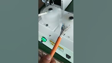 Shielded wire brushing and splitting machine (with vacuum cleaner) LJL-029