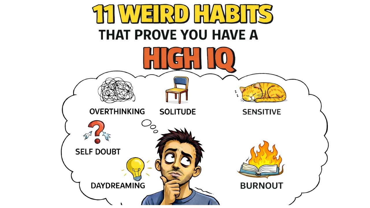 Weird Habits That Prove You Have an Extremely High IQ