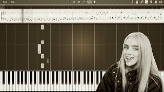 Billie Eilish   bad guy Piano Tutorial Free Midi