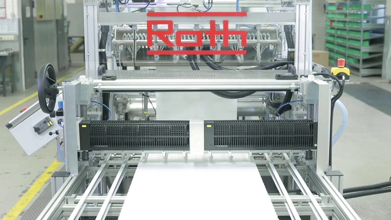 Roth Composite Machinery - Manufacturing line for filter elements/Fertigungslinie für Filterelemente