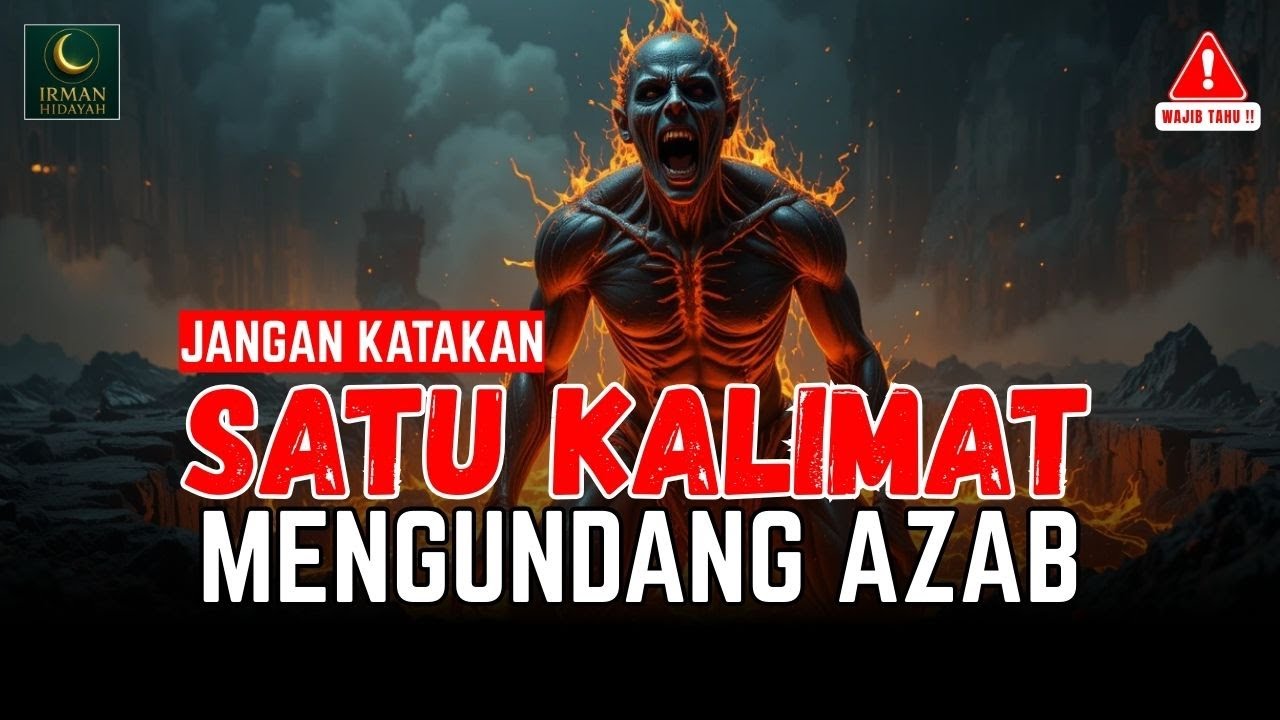Kalimat yang Dianggap Sepele, Tapi Bisa Mengundang Azab Neraka