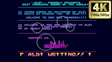 Aldi - The Best Crunched Sound in the World - Amiga Intro 4K