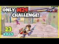 Omg!!😱 23 KILLS in TDM 3v3 ROOM CHALLENGE with ONLY M24🔥 Pubg Mobile