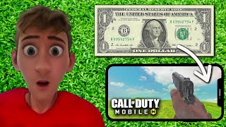 I Survived COD Mobile on $1...