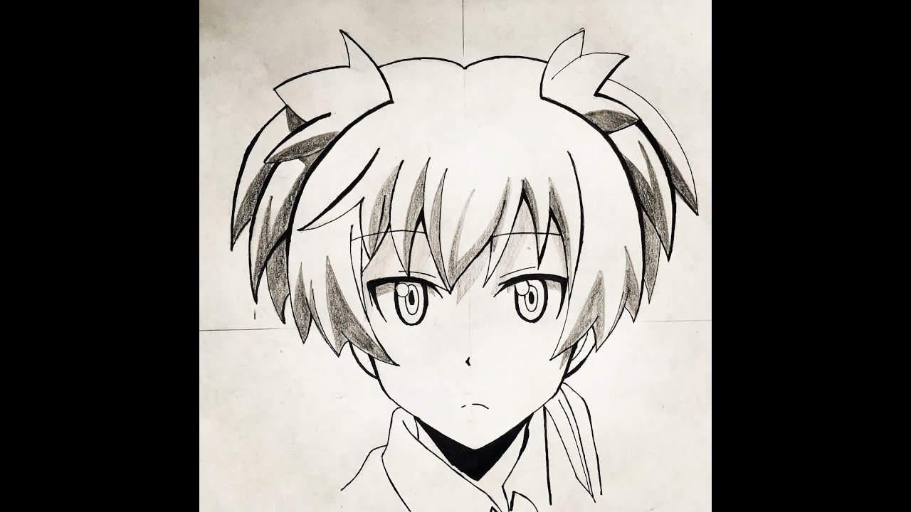 How to draw Karma Akabane from Assassination Classroom - Anime Drawing Assa...