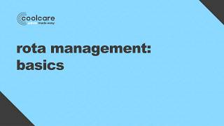 Rota Management Tips (Part 1 - Basics) - 15.07.2026