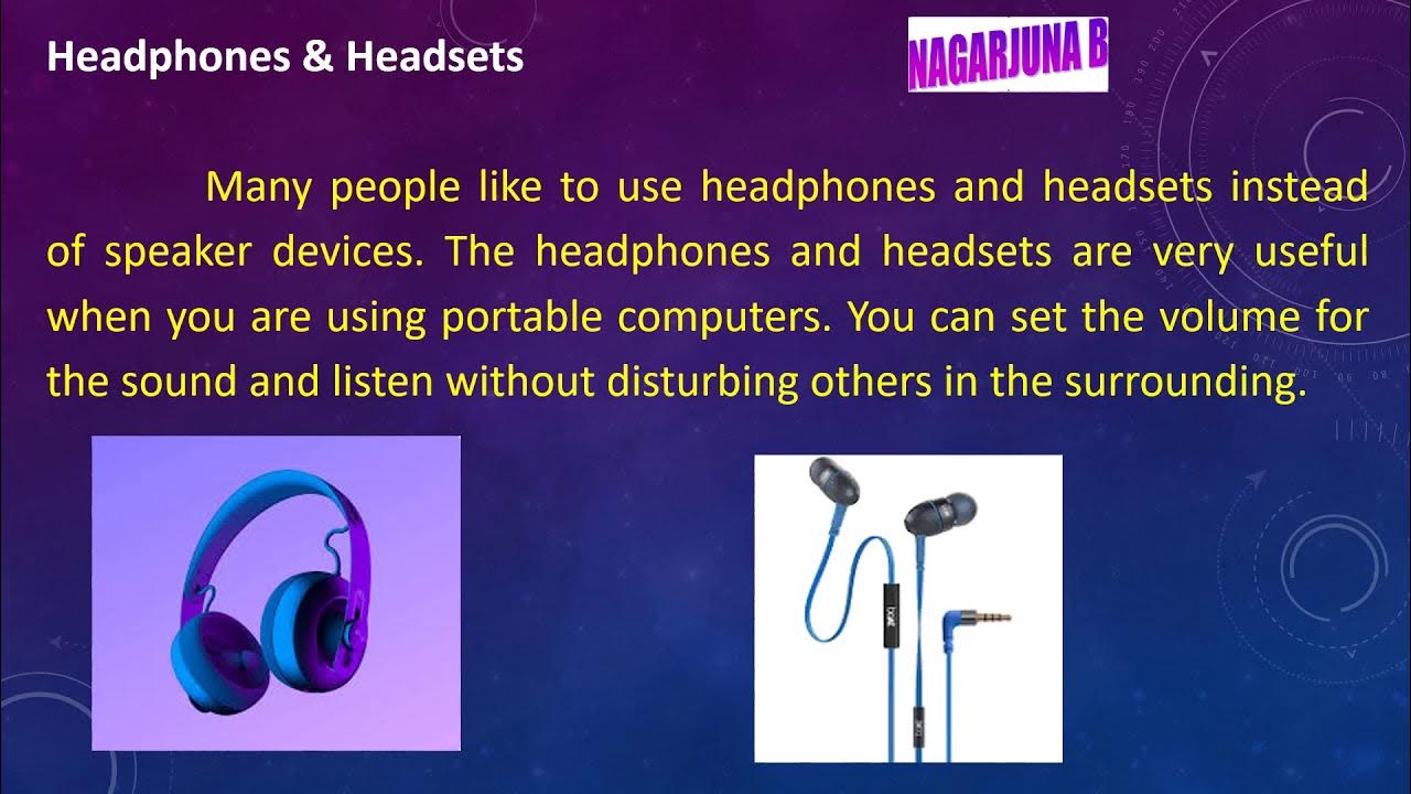 Output Devices-others Part3 III Kannada