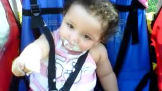 Marisa Eating Ice Cream On A Sunny Day.