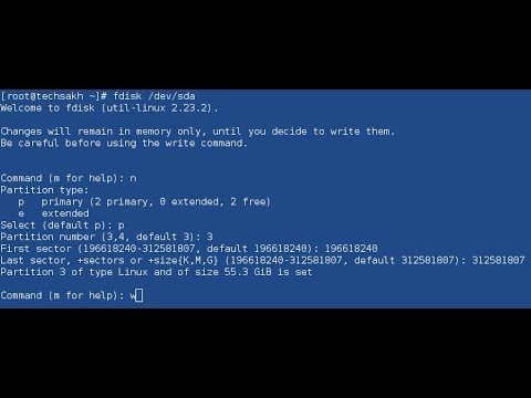 Fdisk Command