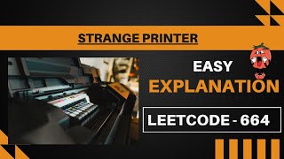 Famous 664. Strange Printer || Leetcode 664 || Java || Hindi || Easy explanation || code Wizard Wealth