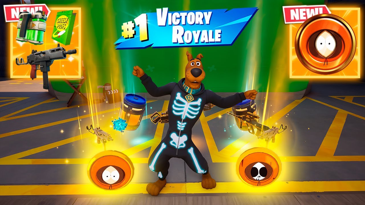 SCOOBY DOO vs NEW MYTHIC'S CHALLENGE (NEW!! Fortnite Chapter 7 Season 1)