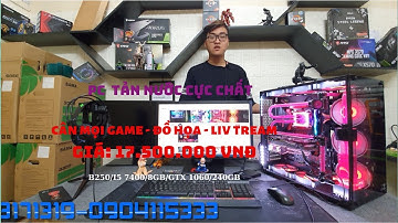 Timelapse | Gaming PC XIMATEK AQUARIUS giá 17 triệu với tản nước Custom | i5 7400 - GTX 1060 6GB