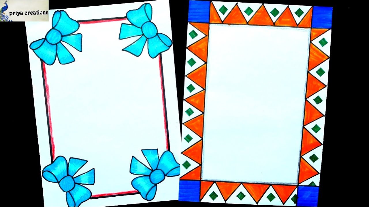 paper border design for assignment