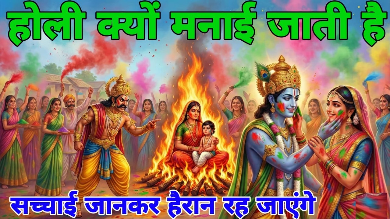 होली क्यों मनाई जाती है? सच्चाई जानकर हैरान रह जाएंगे || Vidya Gyan Sagar