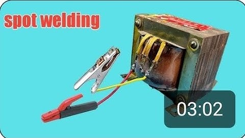 Big inverter transformer convert into spot welding maching || how to make spot welding machine