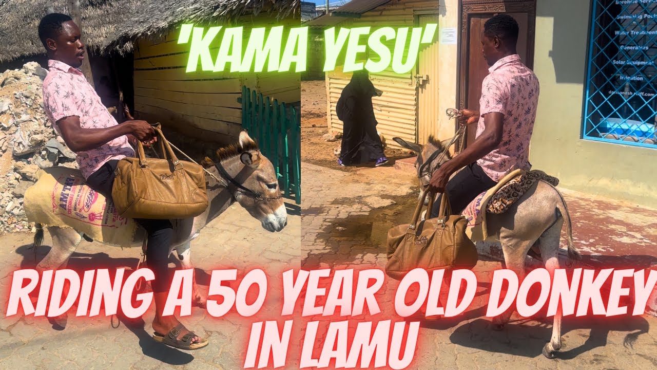 RIDING A Sh.30K 50 Year Old DONKEY In Lamu!!
