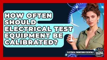 How Often Should Electrical Test Equipment Be Calibrated? - Electrical Engineering Essentials