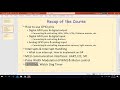 Course Recap &amp; Recommendations