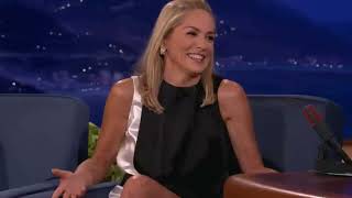 Sharon Stone Recreates Her 'Basic Instinct' Leg Cross | CONAN on TBS